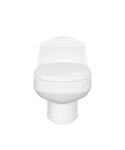 WC One Piece Montecarlo 3D - Household 3D Model