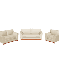 Elegant Sofa Seating Set 3D - 3D Model