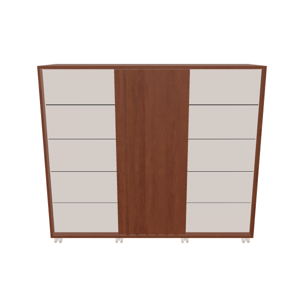 Modern Wooden Cabinet 3D Model - 3D Model