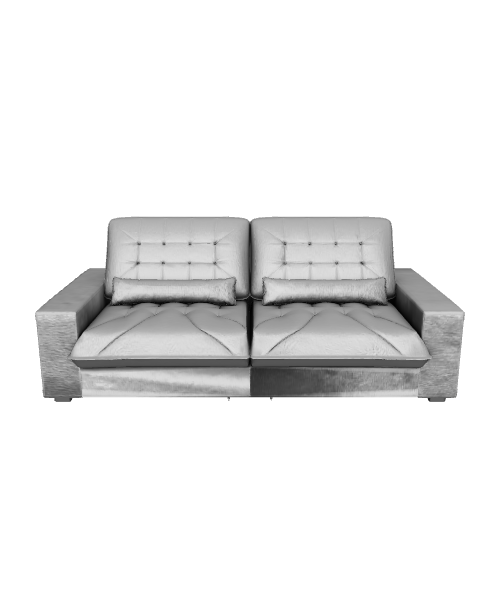 Modern Gray Sofa Model 3D - 3D Model