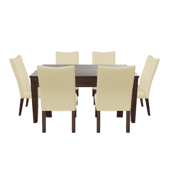 Elegant Modern Dining Table Set 3D Model - 3D Model