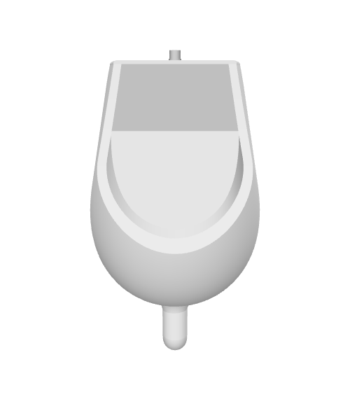 Stylized Urinal 3D Model - 3D Model