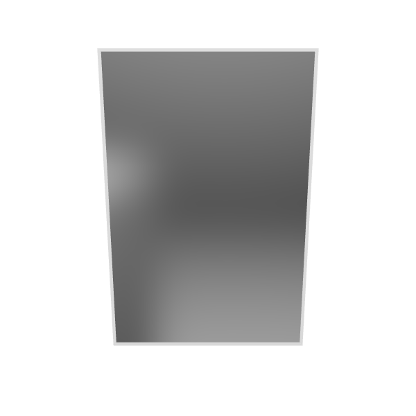 Sleek Modern Mirror 3D Model - Furniture 3D Model