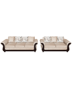 Palermo Beige Sofa Set 3D - 3D Model