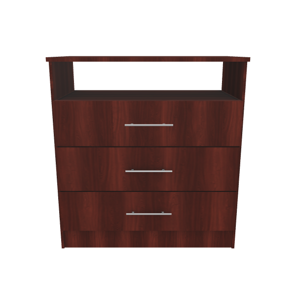 Contemporary Wooden Storage Cabinet 3D - Furniture 3D Model