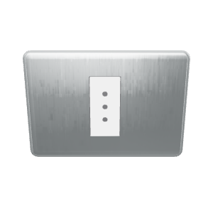 Sleek Metallic Switch Plate 3D Model - Interior 3D Model