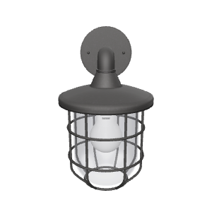 Industrial Outdoor Wall Light Fixture 3D Model - Exterior 3D Model
