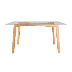 Modern Glass Top Dining Table 3D Model - 3D Model