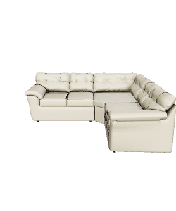Modular Roma Beige Sofa 3D Model - 3D Model