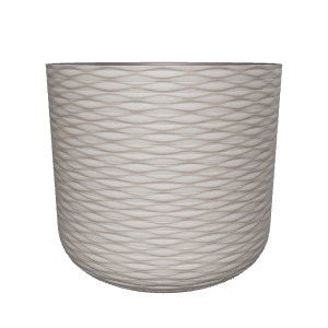 Stylish Textured Decorative Basket 3D Model - 3D Model