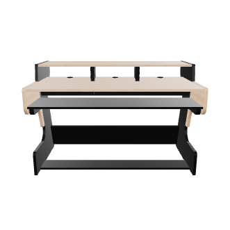 Contemporary Ergonomic Office Desk 3D Model - 3D Model