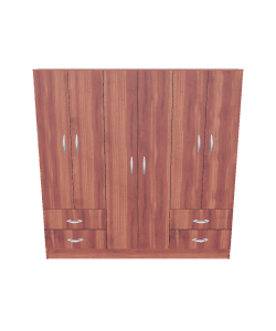 Stylish Wooden Storage Cabinet 3D Model - Interior 3D Model