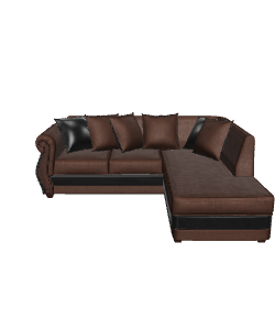 Stylish Modern Sectional Sofa 3D Model - 3D Model