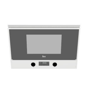 Sleek Wall-Mounted Microwave 3D - 3D Model