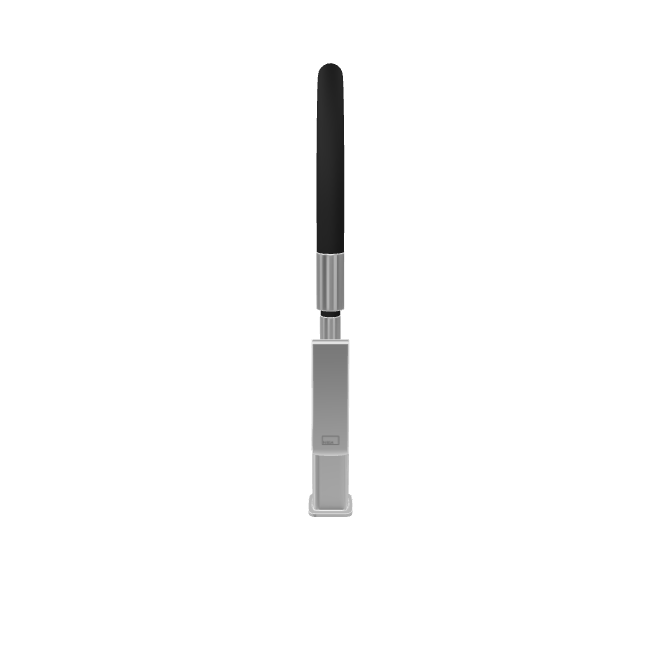 Stylish Retractable Antenna 3D - Industrial 3D Model
