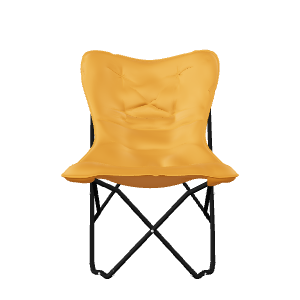 Stylish Folding Outdoor Chair Model - 3D Model