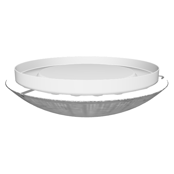 Elegant Layered Serving Dish 3D Model - 3D Model