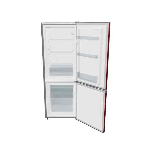 Modern Refrigerator 3D Model - 3D Model