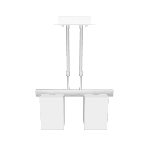 Modern Suspended Ceiling Light Fixture 3D Model - Interior 3D Model
