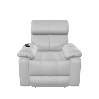 Elegant Reclining Leather Chair 3D Model - 3D Model