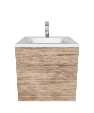 Stylish Modern Bathroom Sink Unit 3D Model - 3D Model