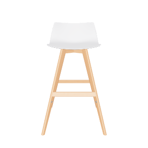 Stylish Minimalist Bar Stool 3D Model - 3D Model