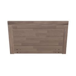 Stylish Wooden Headboard 3D Model - Furniture 3D Model