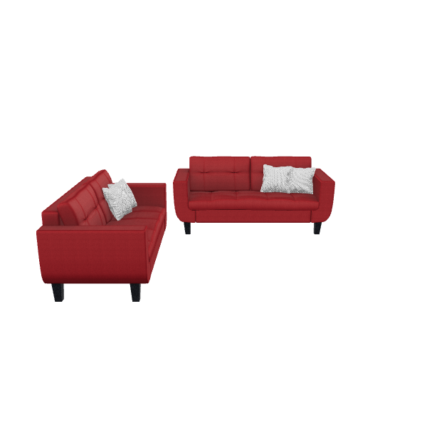 Elegant Modern Sofa Set 3D Model - 3D Model