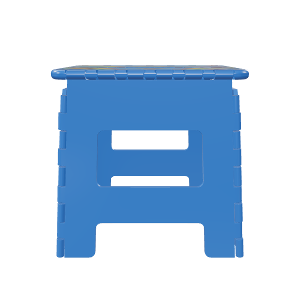Compact Folding Stool 3D Model - 3D Model