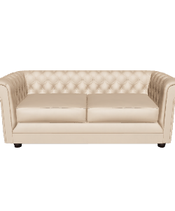Elegant Classic Tufted Sofa 3D Model - Furniture 3D Model