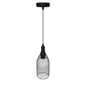 Stylish Hanging Light Fixture 3D - 3D Model