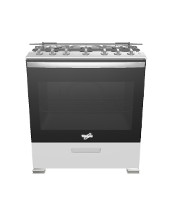 Sleek Modern Gas Range 3D Model - Household 3D Model