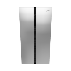 Sleek Modern Stainless Steel Refrigerator 3D Model - 3D Model