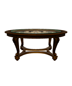 Elegant Vintage Coffee Table 3D Model - 3D Model
