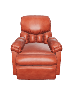Stylish Leather Recliner Chair 3D - Furniture 3D Model