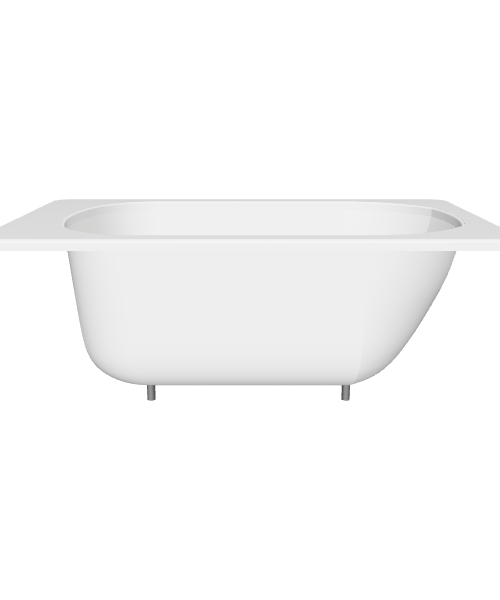 Contemporary Freestanding Bathtub 3D Model - Interior 3D Model