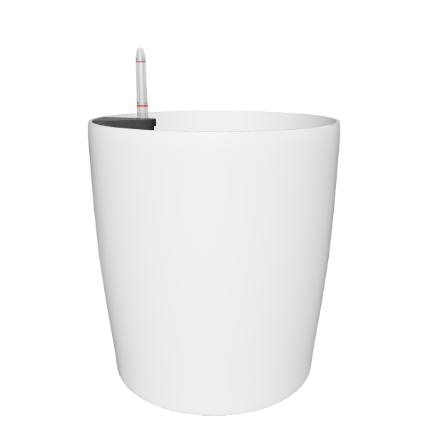 Minimalist White Flower Pot with Modern Design - 3D Model