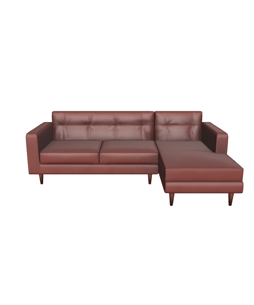 Stylish Contemporary Sofa 3D Model - 3D Model