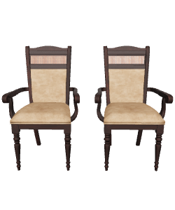 Vintage Armchair Set 3D Model - 3D Model