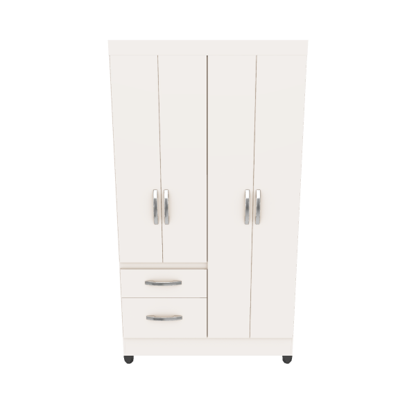 Sleek Modern Storage Cabinet 3D Model - Furniture 3D Model