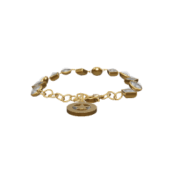 Elegant Gold Bracelet 3D Model - 3D Model