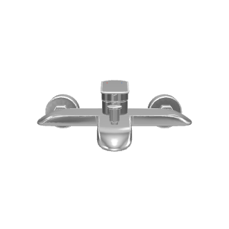Sleek Modern Bathroom Faucet 3D Model - 3D Model