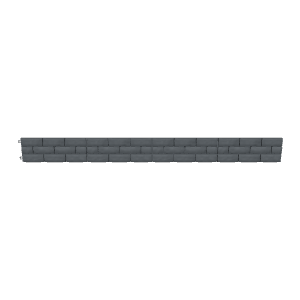 Stylized Brick Wall Section 3D Model - 3D Model