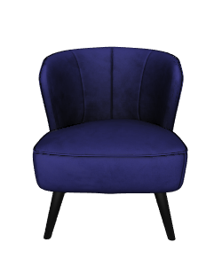 Stylish Modern Fabric Accent Chair 3D Model - Furniture 3D Model