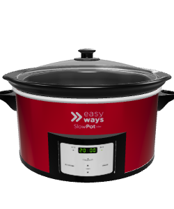 Sleek Red Electric Slow Cooker 3D Model - 3D Model