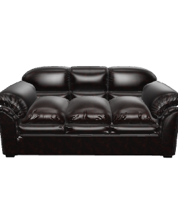 Luxurious Leather Sofa 3D Model - 3D Model