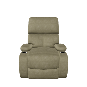Stylish Reclining Sofa 3D Model - 3D Model
