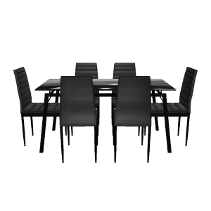 Stylish Modern Dining Table Set 3D Model - 3D Model