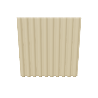 Textured Vertical Panel Model - Architectural 3D Model