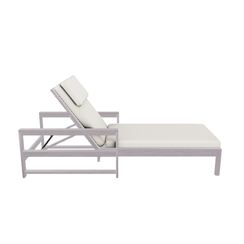 Stylish Outdoor Lounge Chair 3D - Furniture 3D Model